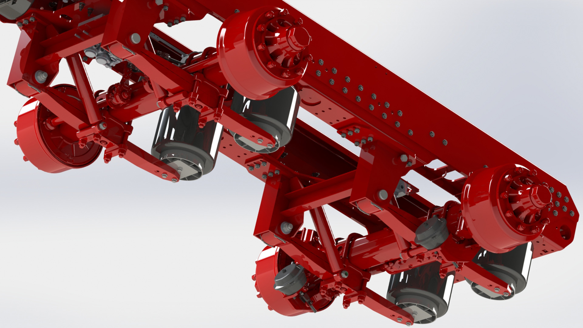 Air suspension 1 rigid, 1 steered axle, B 20 | ForsMW